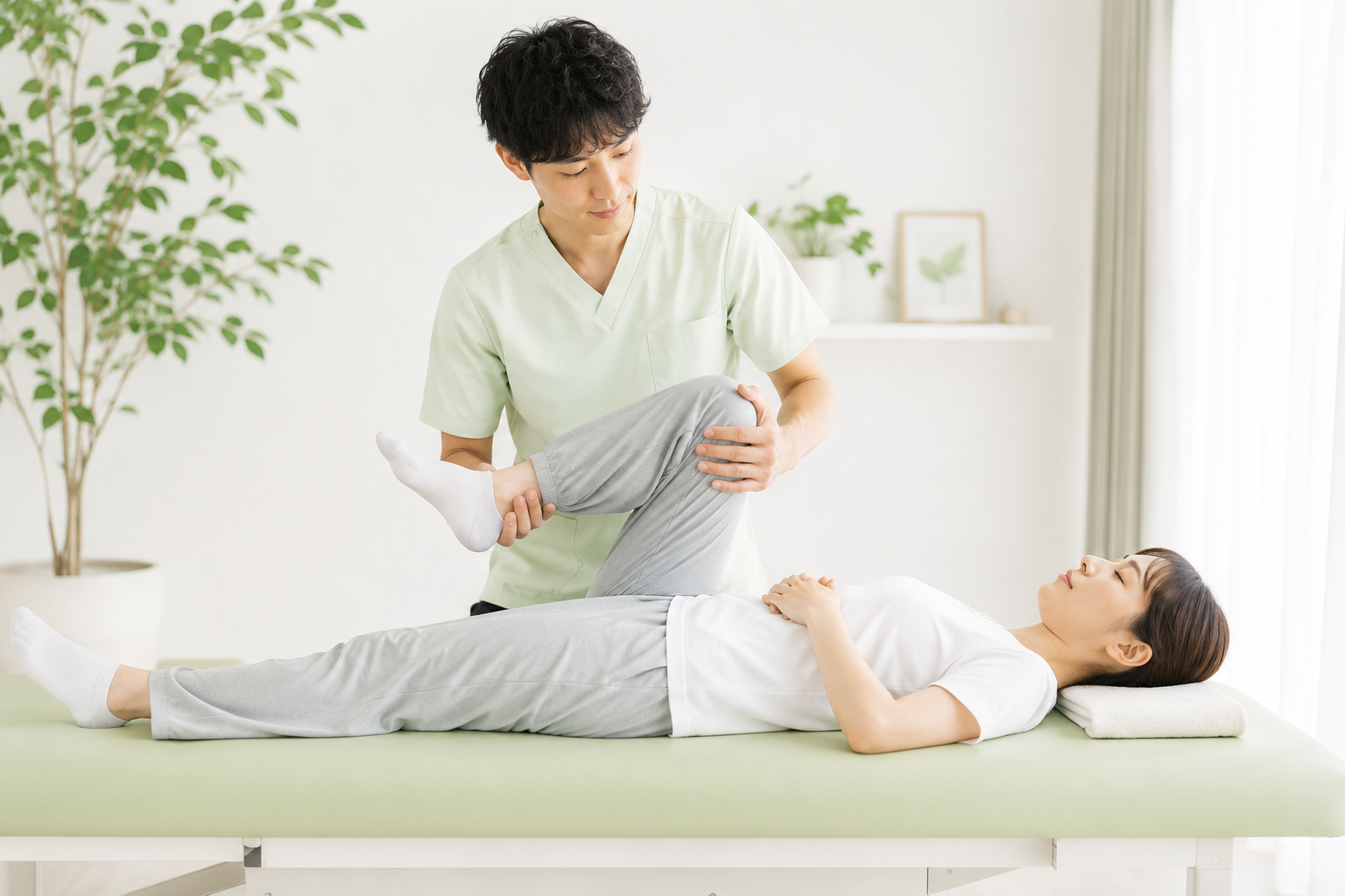 姿勢チェックの様子